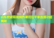 山东挖蘑菇视频热潮背后平家直播功能揭秘