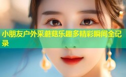 小朋友户外采蘑菇乐趣多精彩瞬间全记录