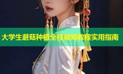 大学生蘑菇种植全程视频教程实用指南