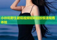 小伙吃野生蘑菇视频精彩回放极速观看体验