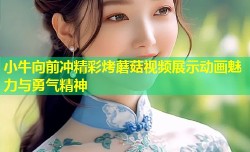 小牛向前冲精彩烤蘑菇视频展示动画魅力与勇气精神