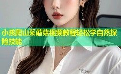 小孩爬山采蘑菇视频教程轻松学自然探险技能