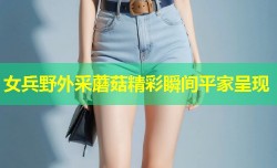 女兵野外采蘑菇精彩瞬间平家呈现
