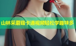 山林采蘑菇卡通视频轻松学趣味多