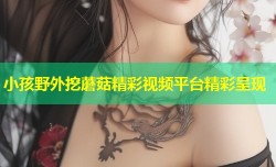 小孩野外挖蘑菇精彩视频平台精彩呈现