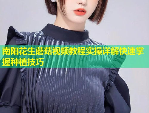 南阳花生蘑菇视频教程实操详解快速掌握种植技巧  第1张