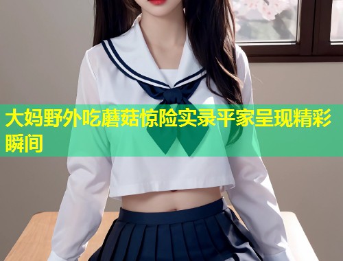 大妈野外吃蘑菇惊险实录平家呈现精彩瞬间  第1张