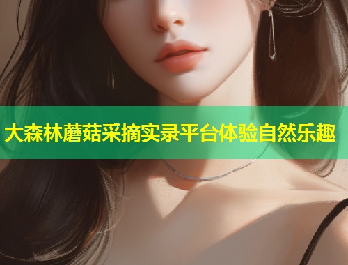 大森林蘑菇采摘实录平台体验自然乐趣  第1张