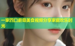 一家四口蘑菇美食视频分享家庭欢乐时光