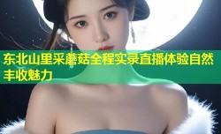 东北山里采蘑菇全程实录直播体验自然丰收魅力