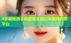4岁萌娃亲手种蘑菇全程记录趣味教学平台