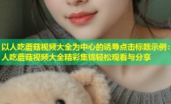 以人吃蘑菇视频大全为中心的诱导点击标题示例：人吃蘑菇视频大全精彩集锦轻松观看与分享