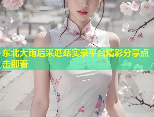 东北大雨后采蘑菇实录平台精彩分享点击即看  第1张